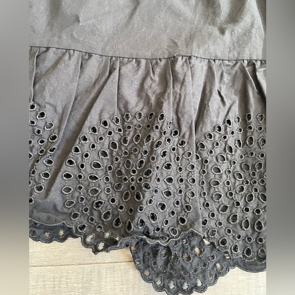 Zara Openwork Embroidered Dress - Black (S) - Picture 2 of 6